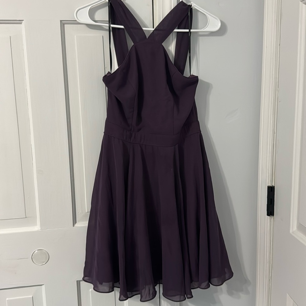 Purple Short Formal Dress Size Small